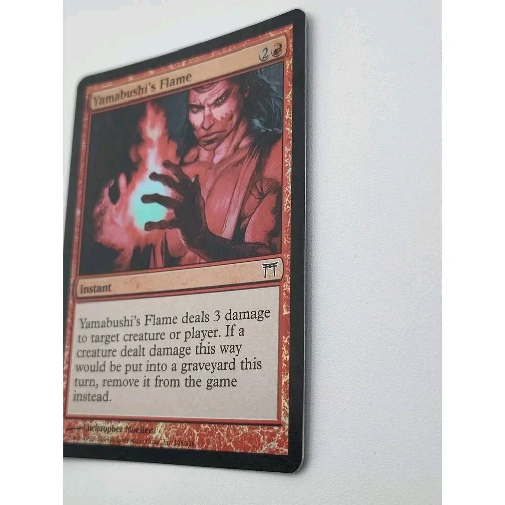 MTG FOIL Yamabushi's Flame #198 Champions Kamigawa '04 Magic Gathering BG1WA1967